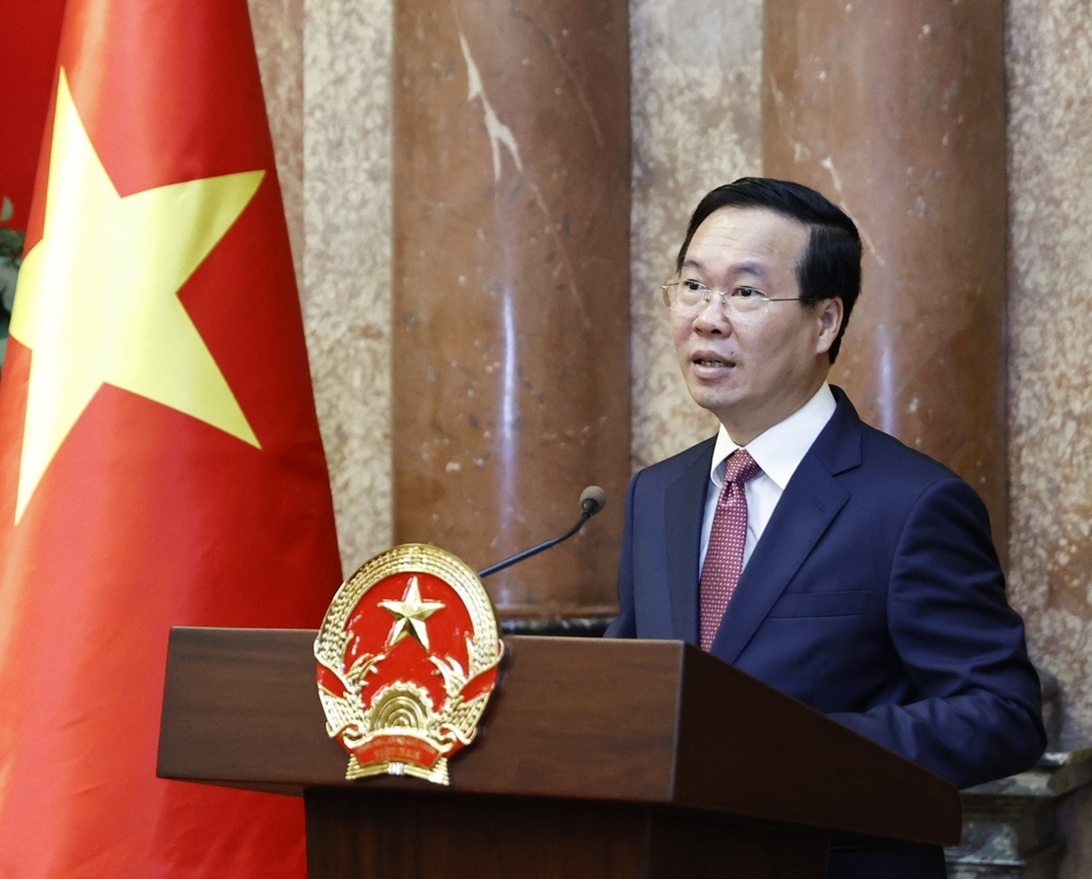 Chủ tịch nước trao Quyết định thăng quân hàm cho Trung tướng Trịnh Văn Quyết - Ảnh 2.