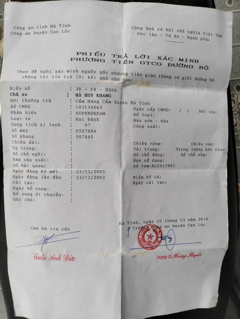 Hy hữu vụ tranh chấp biển xe Vip rao bán giá 288 triệu đồng - Ảnh 4.