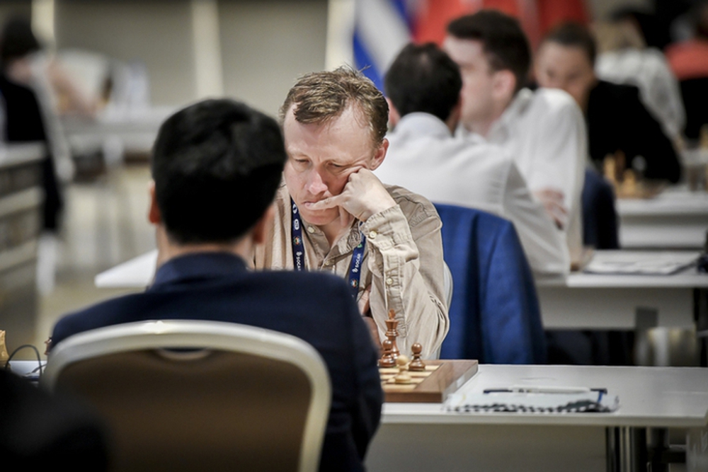 Thua cựu vua cờ FIDE, Lê Quang Liêm dừng bước vòng ba World Cup - Ảnh 1.