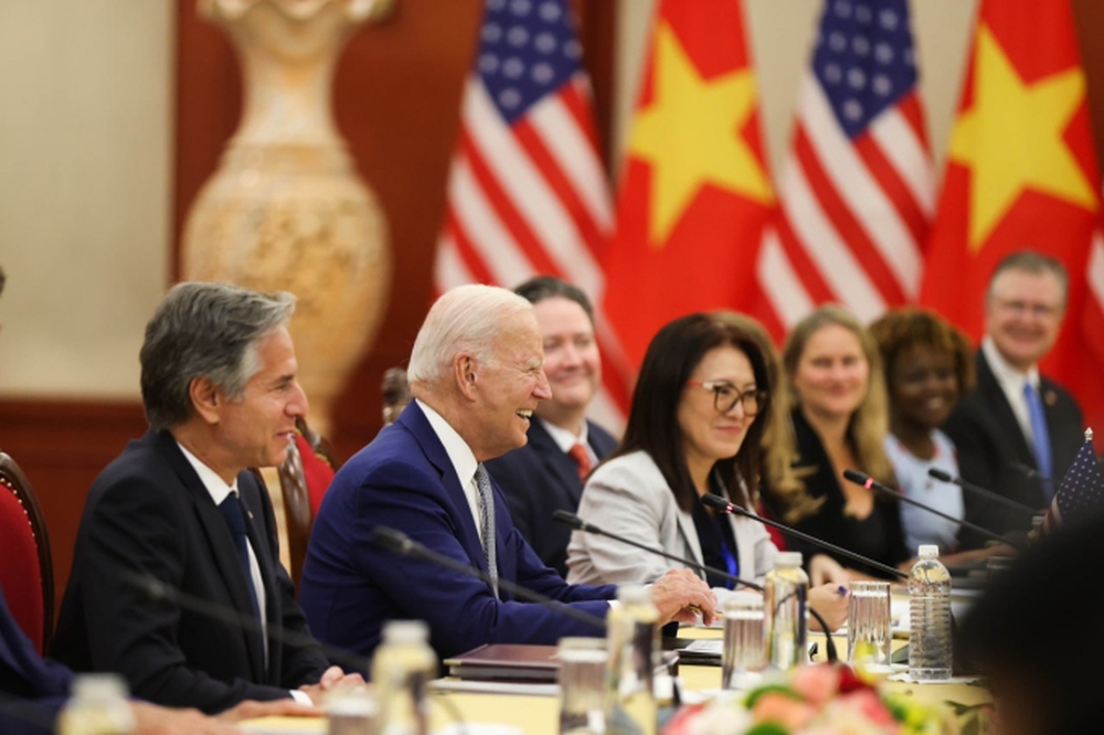 Việt Nam - Mỹ nâng cấp quan hệ lên Đối tác chiến lược toàn diện vì hòa bình, hợp tác và phát triển bền vững - Ảnh 3.
