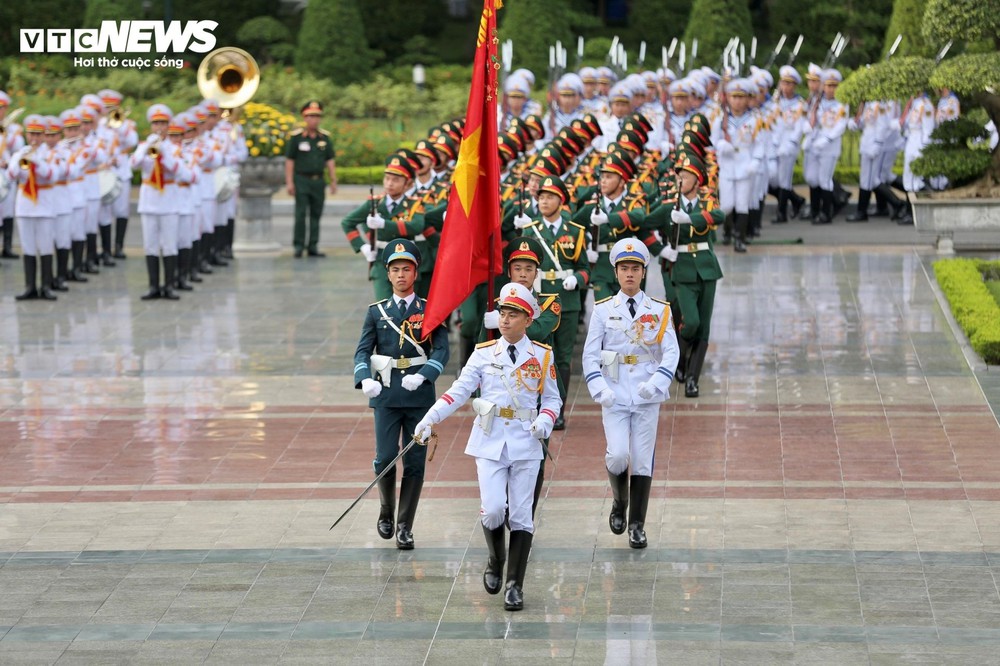 Tổng Bí thư Nguyễn Phú Trọng chủ trì lễ đón chính thức Tổng thống Mỹ Joe Biden - Ảnh 6.