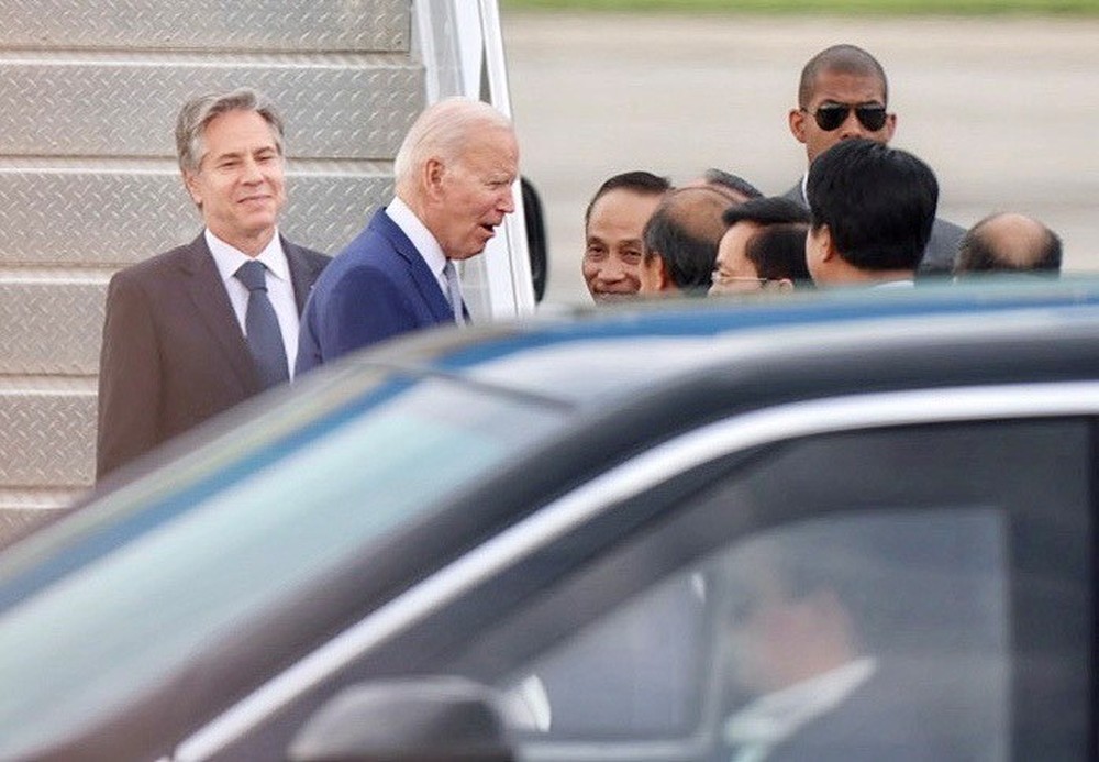 Hình ảnh Tổng thống Mỹ Joe Biden đến Hà Nội, bắt đầu chuyến thăm Việt Nam - Ảnh 4.