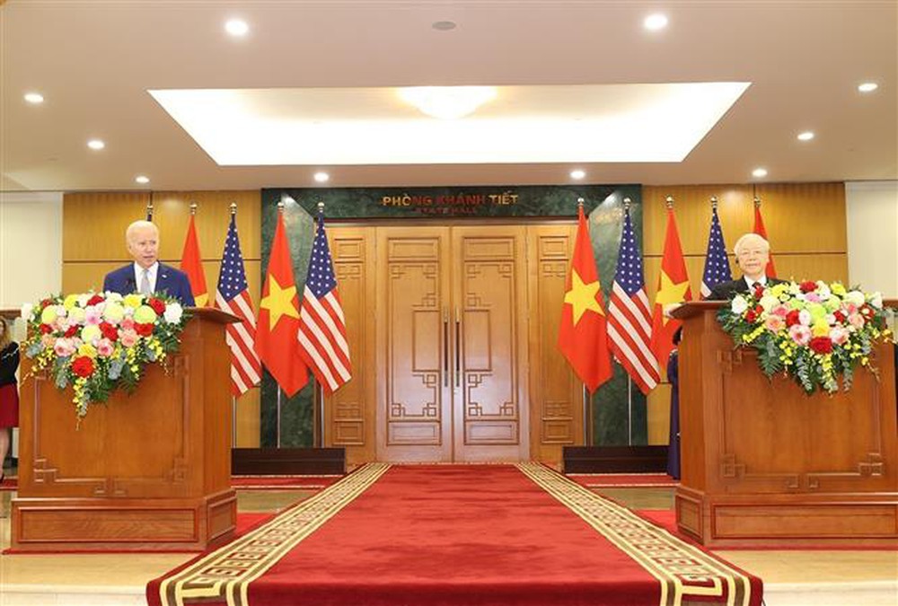 Tuyên bố chung về nâng cấp quan hệ Việt Nam - Hoa Kỳ lên Đối tác Chiến lược Toàn diện - Ảnh 2.