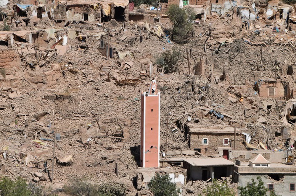 Ngôi làng Maroc bị xóa sổ trong động đất - Ảnh 3.
