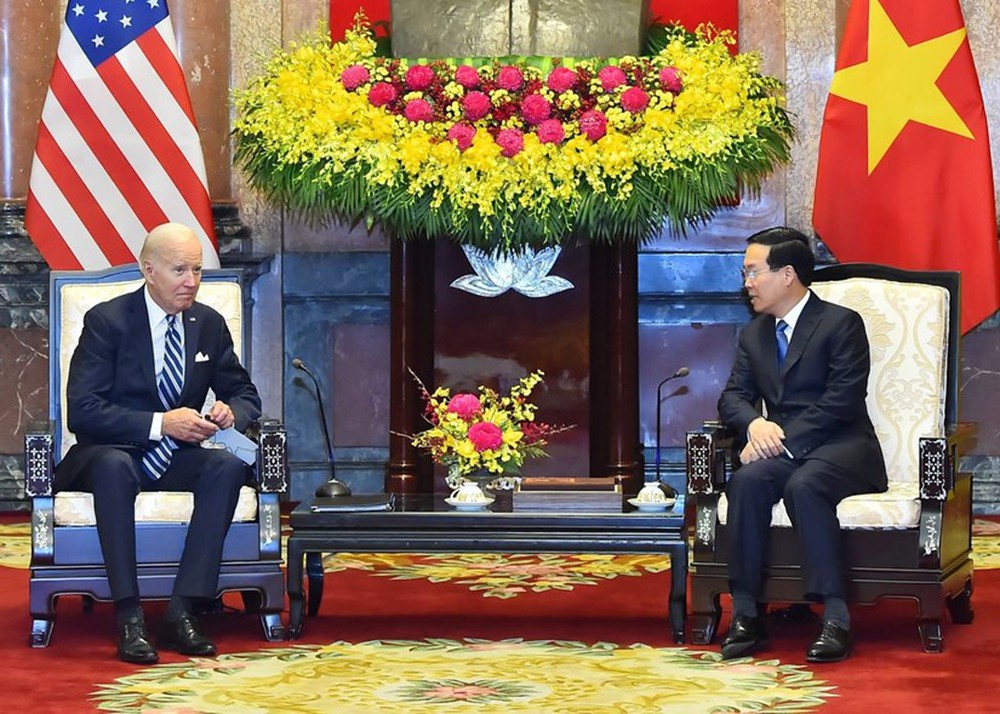 Chủ tịch nước Võ Văn Thưởng tiếp Tổng thống Mỹ Joe Biden - Ảnh 2.