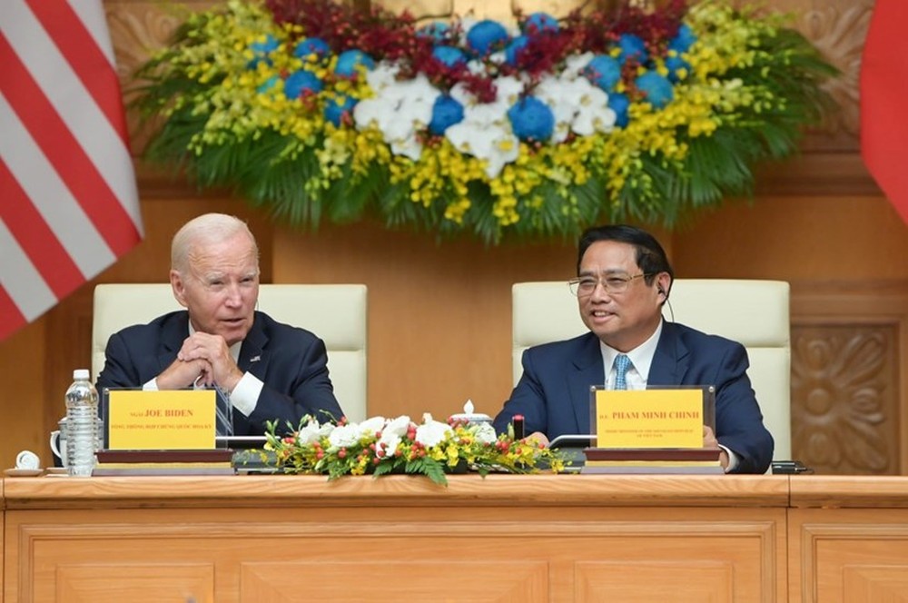 Thủ tướng Phạm Minh Chính và Tổng thống Joe Biden dự Hội nghị cấp cao Việt-Mỹ về Đầu tư và Đổi mới sáng tạo - Ảnh 3.