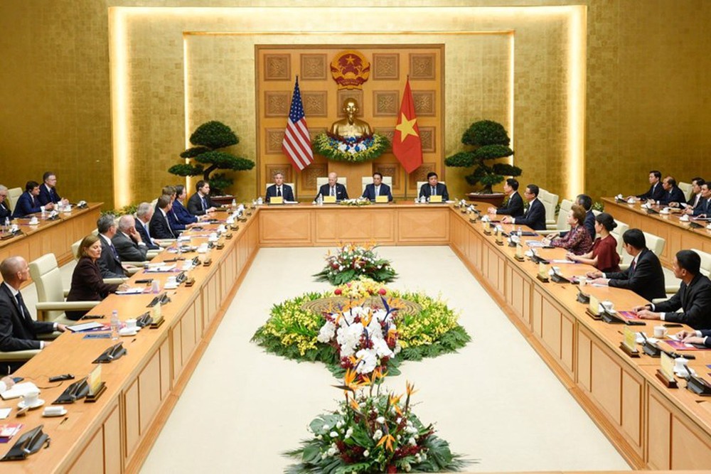 Thủ tướng Phạm Minh Chính và Tổng thống Joe Biden dự Hội nghị cấp cao Việt-Mỹ về Đầu tư và Đổi mới sáng tạo - Ảnh 1.