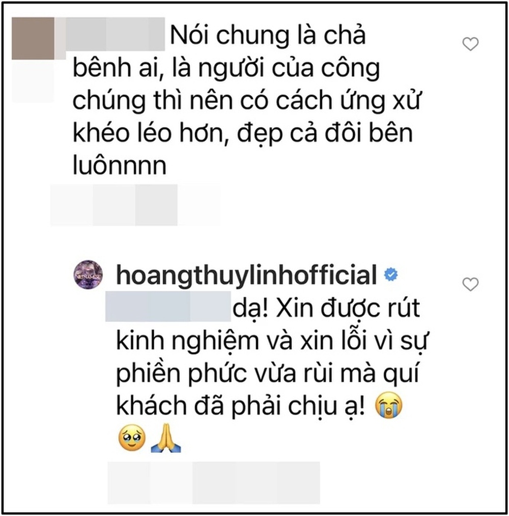 Hoàng Thùy Linh xin lỗi? - Ảnh 2.