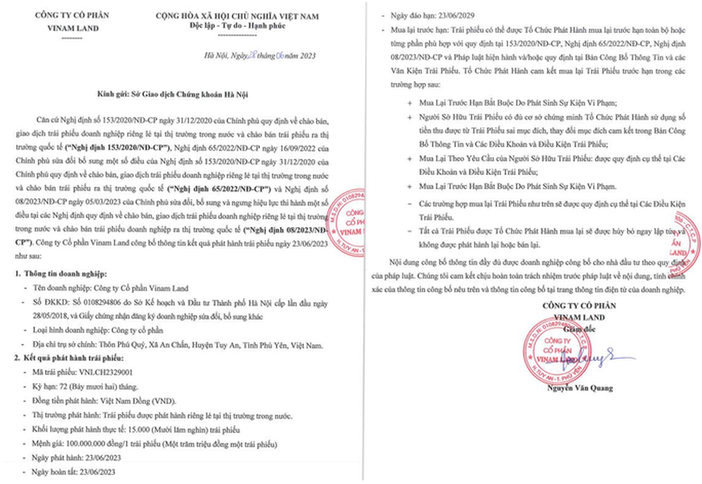 Công ty CP Vinam Land nói gì về việc huy động 1.500 tỉ đồng? - Ảnh 3.