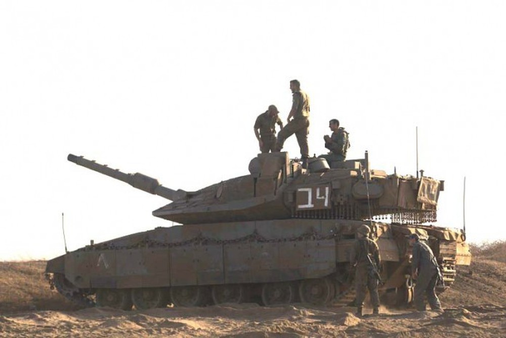 Israel trình làng mẫu xe tăng chiến đấu chủ lực mới Barak - Ảnh 1.