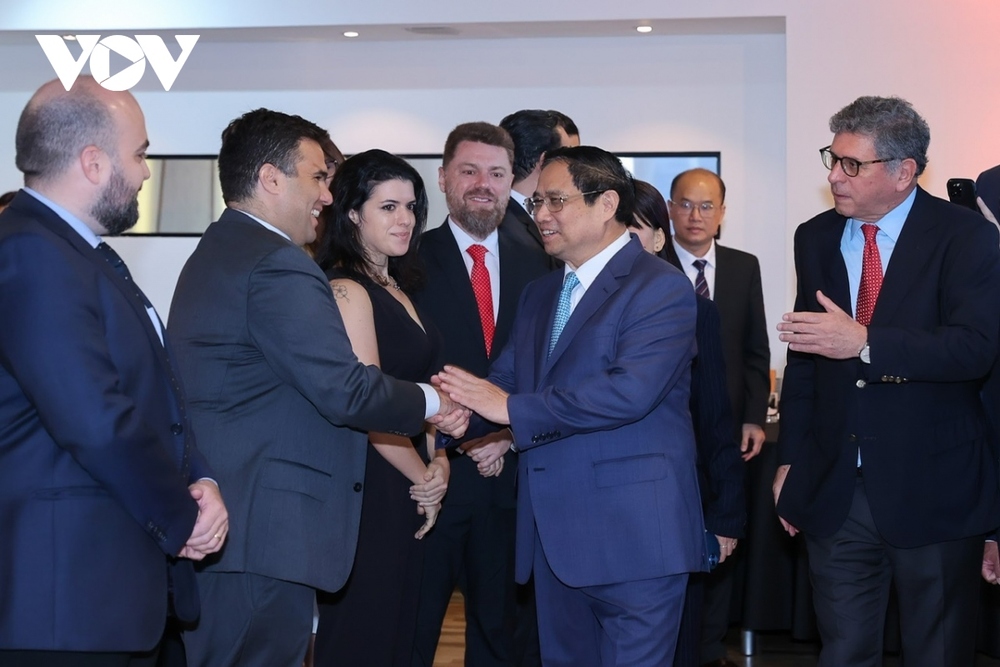 Thủ tướng Chính phủ Phạm Minh Chính tọa đàm với doanh nghiệp Brazil - Ảnh 1.
