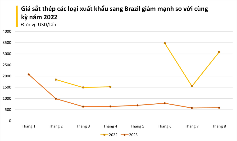 Giá lao dốc, một mặt hàng của Việt Nam đang được Brazil liên tục gom mạnh, xuất khẩu tăng 3.000% trong 8 tháng đầu năm - Ảnh 2.