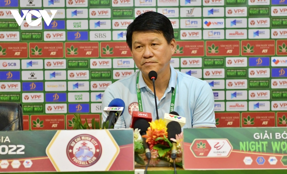 HLV Vũ Tiến Thành tiết lộ mục tiêu của CLB TP.HCM ở V-League 2023/2024 - Ảnh 1.