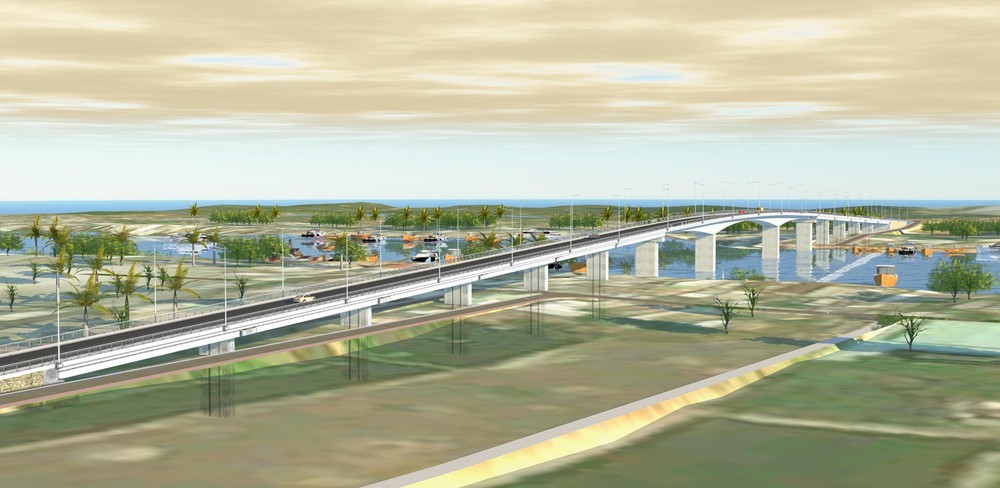 Sắp thông xe kỹ thuật cây cầu gần 700 tỷ đồng dài hơn 1,4 km - Ảnh 1.