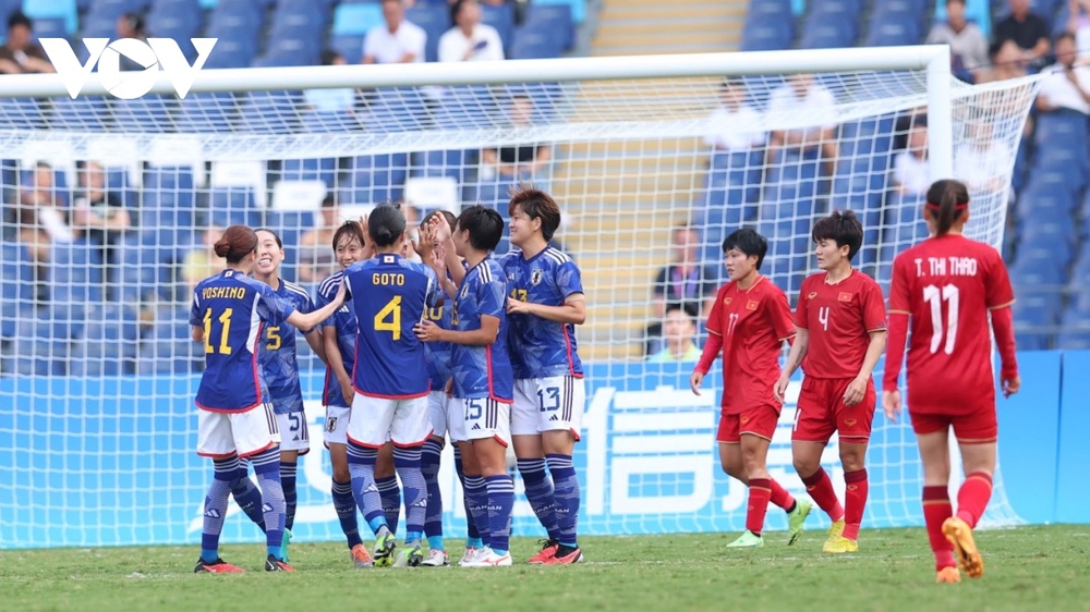 Trực tiếp ĐT nữ Việt Nam 0-2 ĐT nữ Nhật Bản: Thế trận khó khăn - Ảnh 1.
