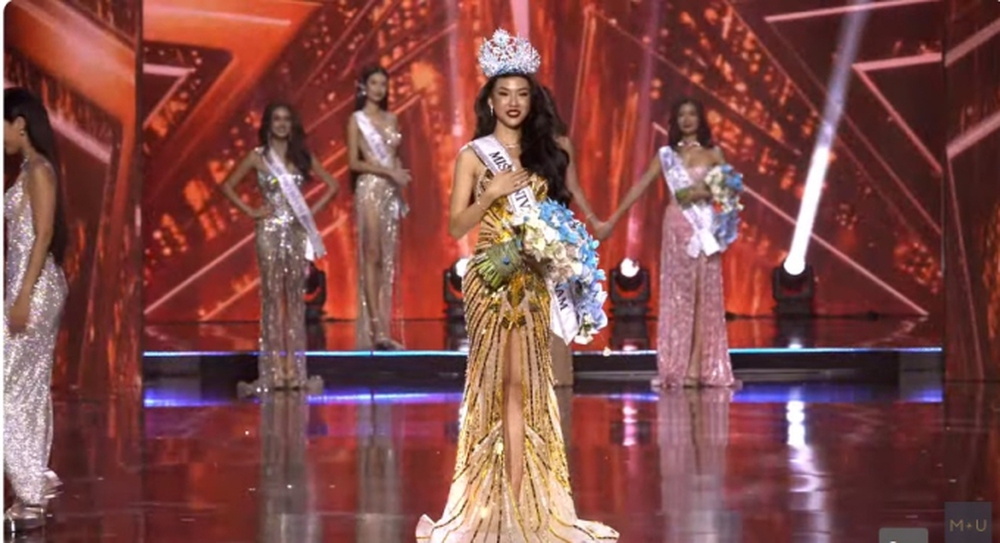 Người mẫu kiêm doanh nhân 25 tuổi Bùi Quỳnh Hoa đăng quang Miss Universe Vietnam 2023 - Ảnh 2.