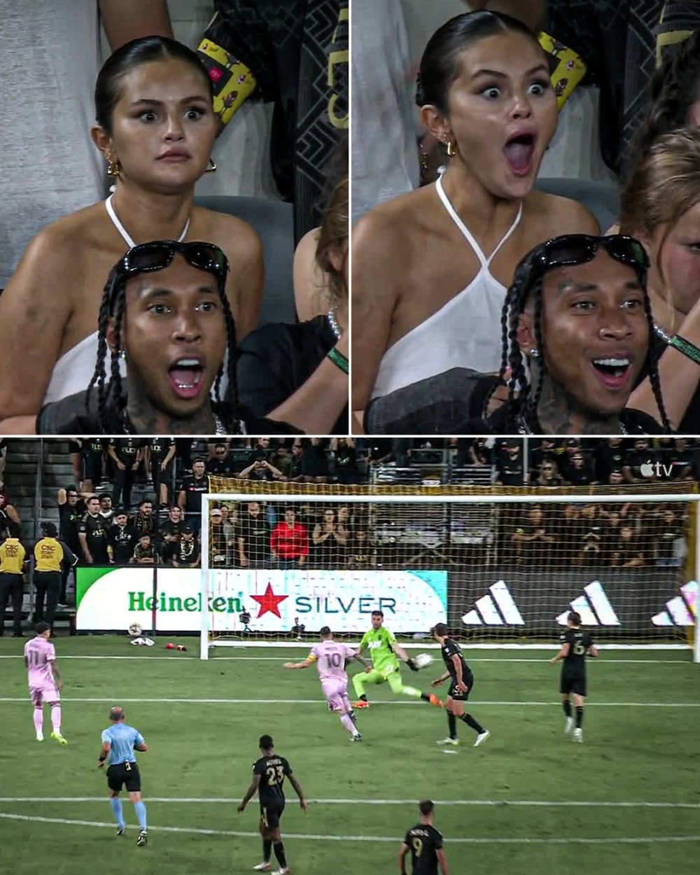 Selena Gomez kinh ngạc khi chứng kiến Messi nhảy m&uacute;a với tr&aacute;i b&oacute;ng - Ảnh 1.