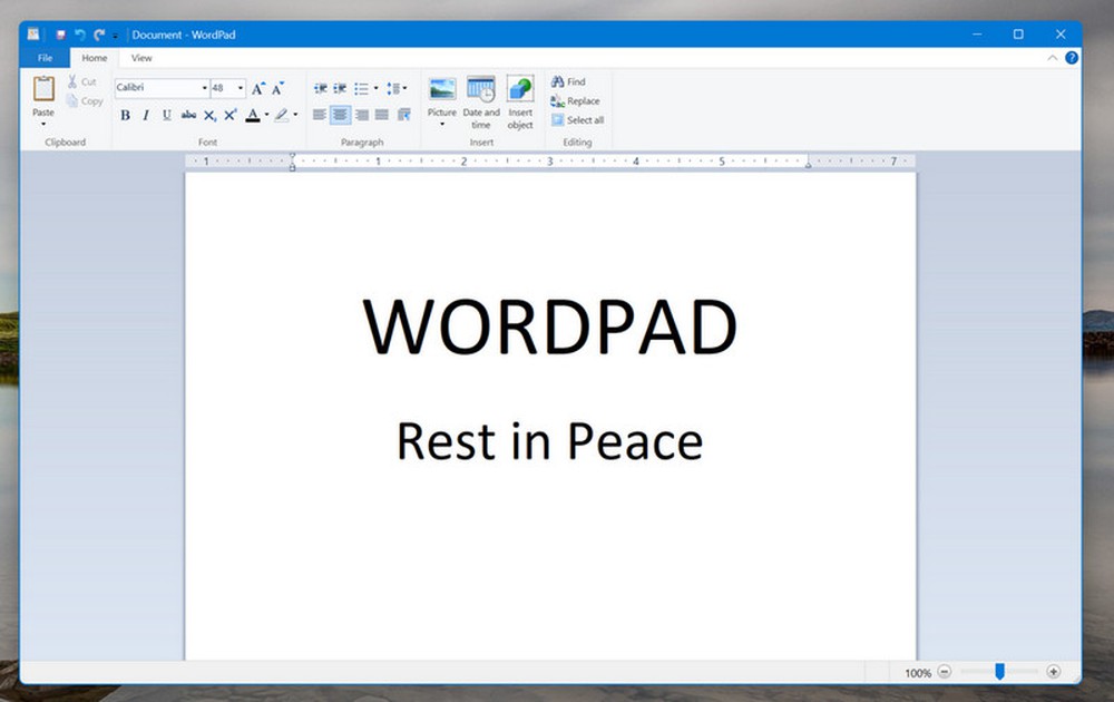 Sau 28 năm phục vụ, Microsoft sẽ khai tử WordPad - Ảnh 1.