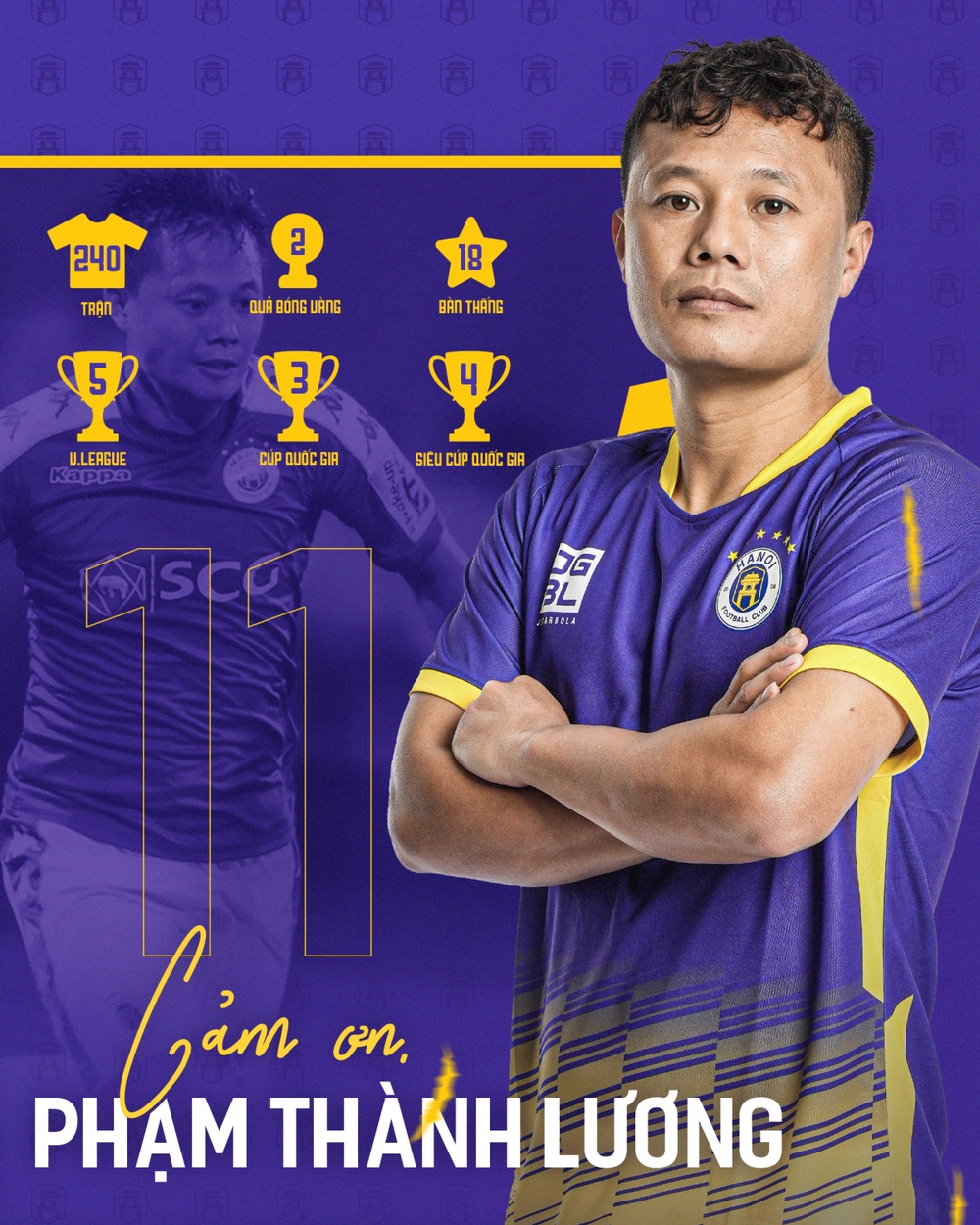 Thành Lương viết tâm thư chia tay Hà Nội FC, chuyển sang CLB Hòa Bình - Ảnh 1.