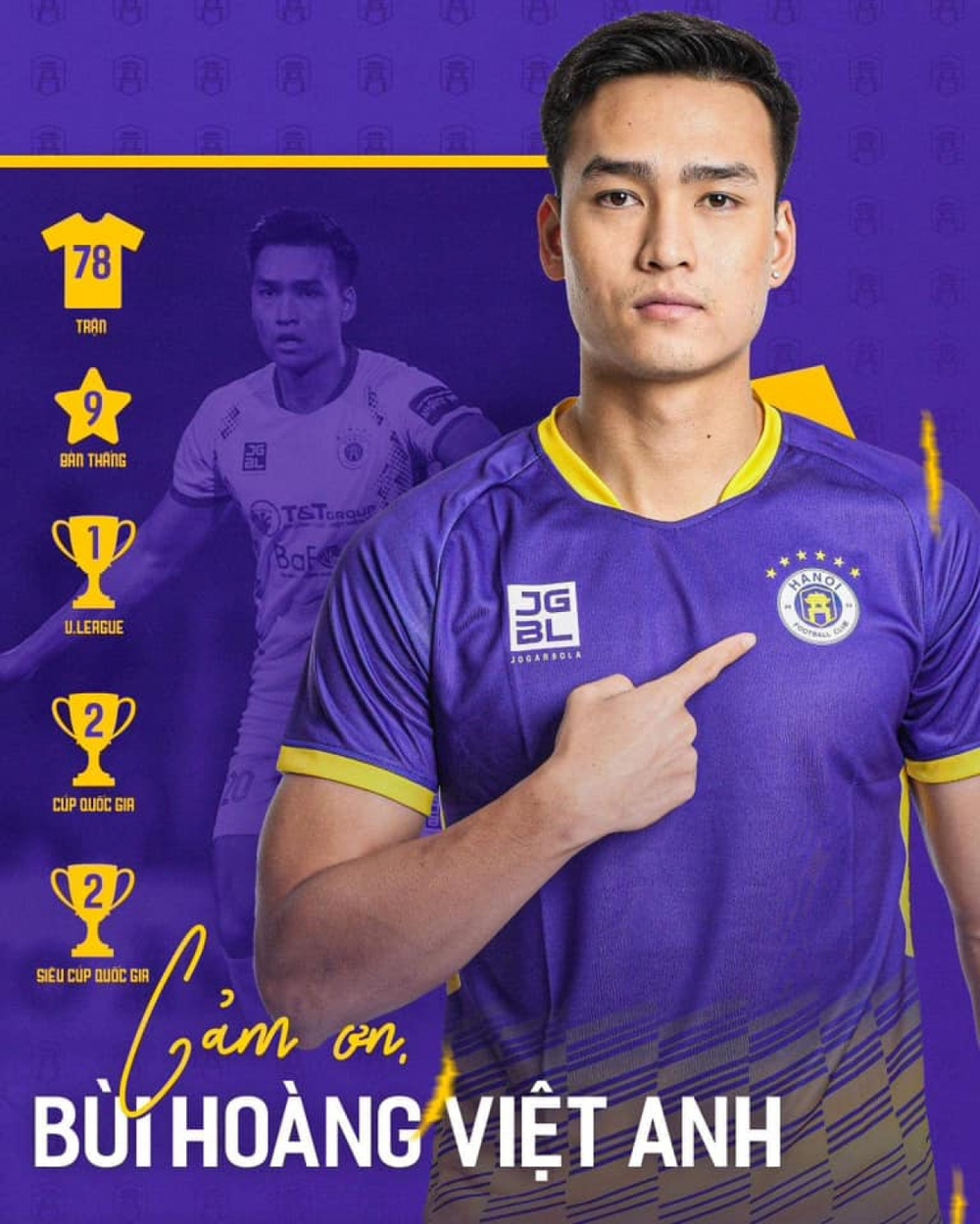 Chuyển nhượng V-League: Bùi Hoàng Việt Anh viết tâm thư chia tay Hà Nội FC - Ảnh 1.