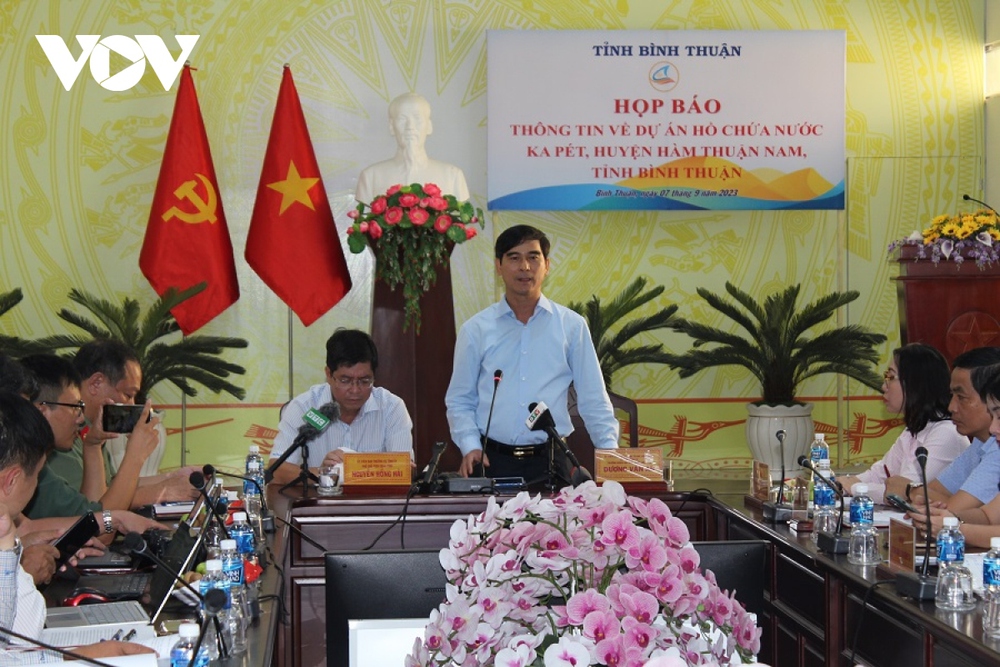 Bình Thuận: Vị trí xây dựng hồ Ka Pét là tối ưu cả kinh tế lẫn kỹ thuật - Ảnh 1.