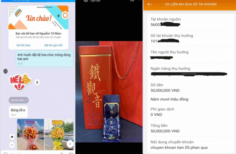 Nhiều người sập bẫy nhờ đặt quà tặng khách - Ảnh 1.