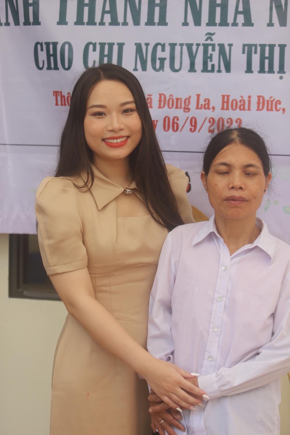 Ngôi nhà ấm áp nghĩa tình dành cho người phụ nữ khiếm thị, khốn khó nhất xã Đông La