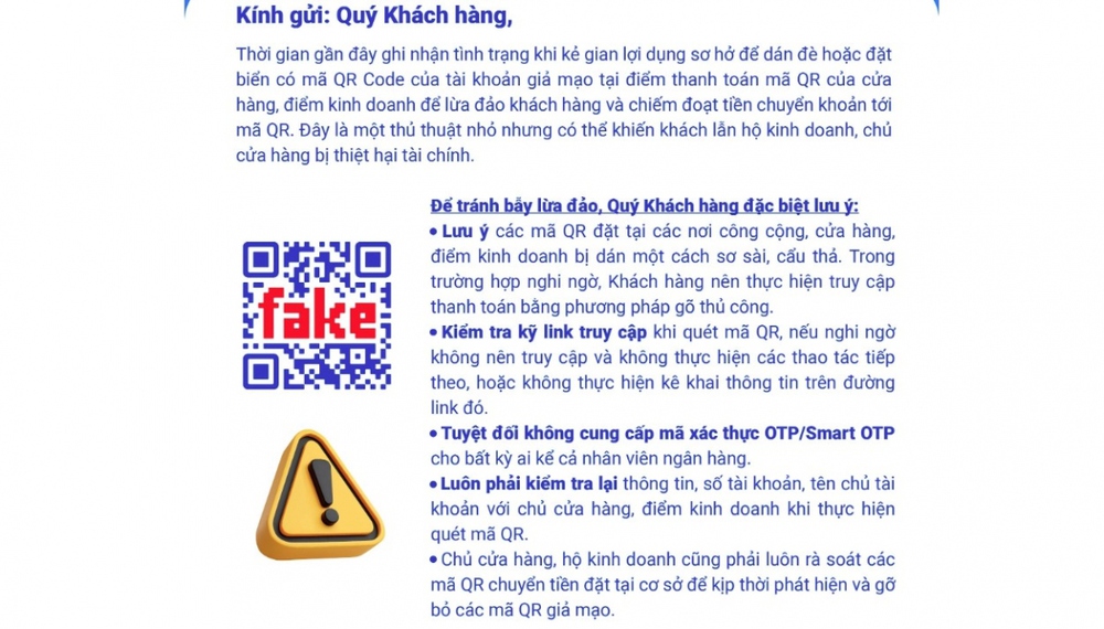 Bùng phát lừa đảo qua mã QR để đánh cắp tiền của người dùng - Ảnh 1.