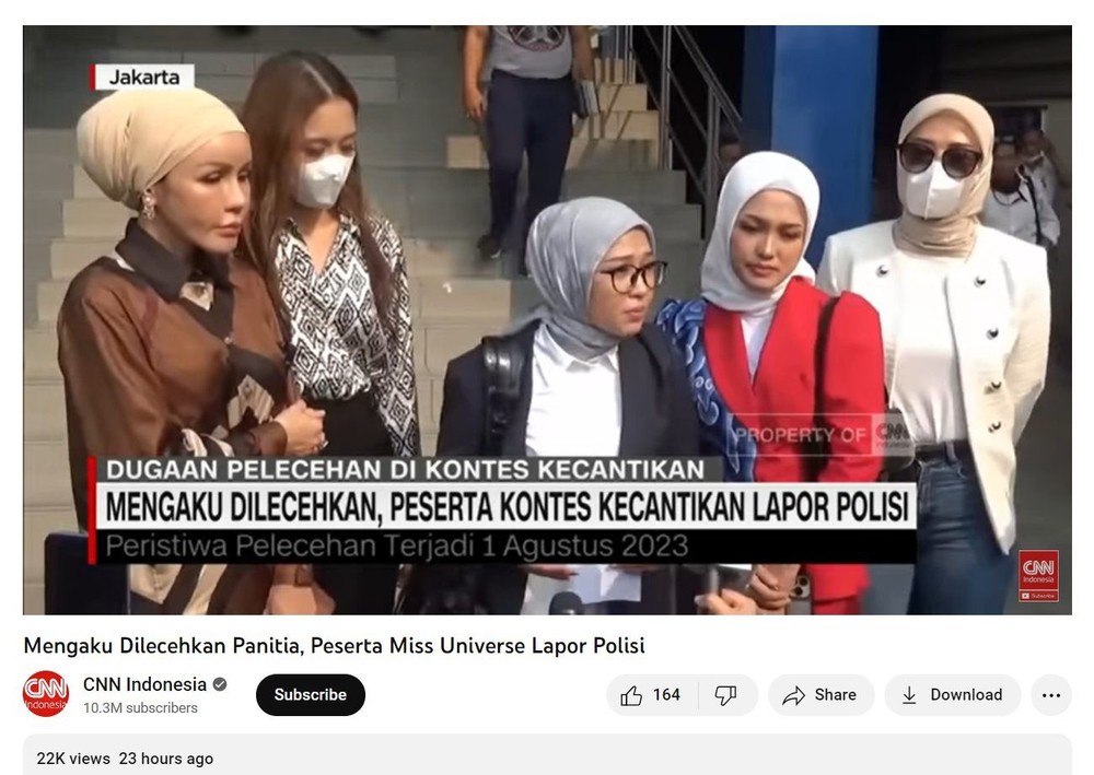 Số phận đương kim Hoa hậu Hoàn vũ Indonesia sau bê bối quấy rối tình dục - Ảnh 1. Số phận đương kim Hoa hậu Hoàn vũ Indonesia sau bê bối quấy rối tình dục - Ảnh 1.