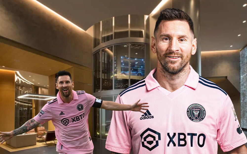 Từ chối lời mời tỷ USD, Messi vẫn có cuộc sống thượng lưu ở Mỹ: Ở trong tòa tháp do Porsche thiết kế, tiệc tùng với gia đình nhà Beckham - Ảnh 1. Từ chối lời mời tỷ USD, Messi vẫn có cuộc sống thượng lưu ở Mỹ: Ở trong tòa tháp do Porsche thiết kế, tiệc tùng với gia đình nhà Beckham - Ảnh 1.