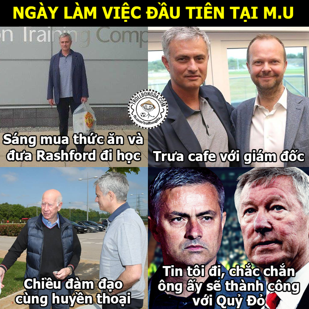 Ảnh chế: Mourinho vội đến Man United vì lo sợ... ĐT Việt Nam - Ảnh 1.