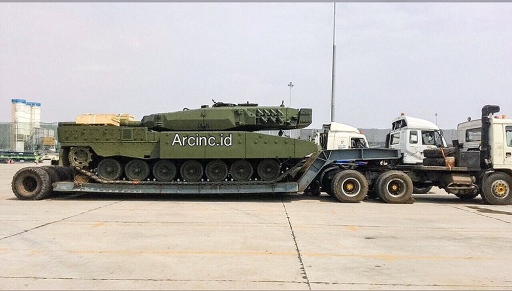 Hình ảnh xe tăng Leopard 2 RI vừa được chuyển giao cho Indonesia - Ảnh 1.