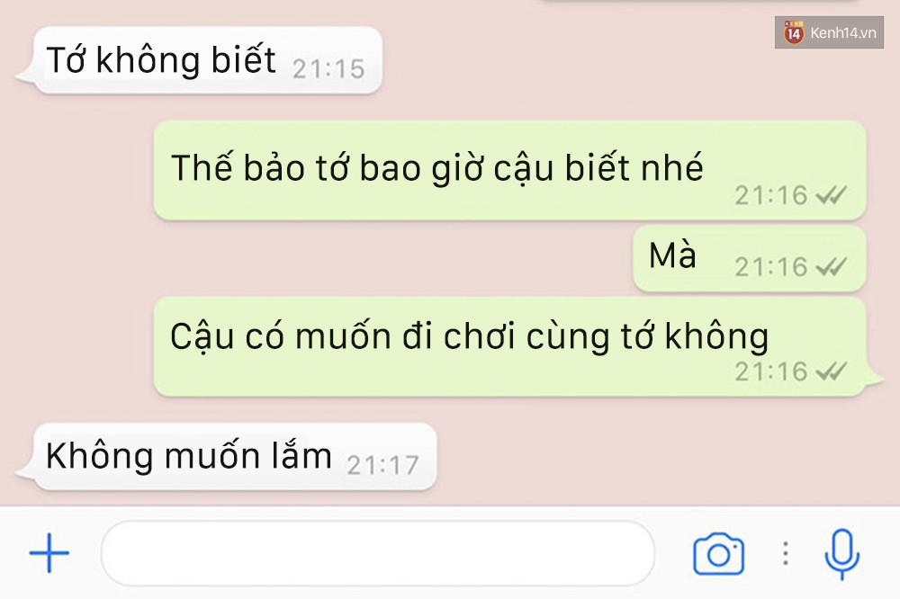 Bạn dám nhắn tin rủ crush đi chơi không, thử thách đang hot nhất MXH Thế giới đấy! - Ảnh 4.