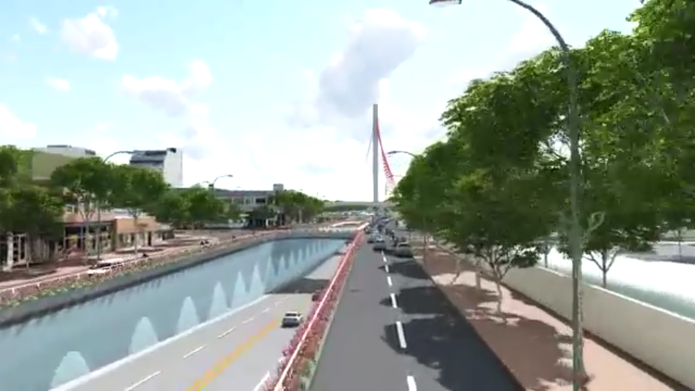 Đà Nẵng xây cầu vượt 3 tầng hơn 500 tỉ đồng giải quyết nạn kẹt xe - Ảnh 1.