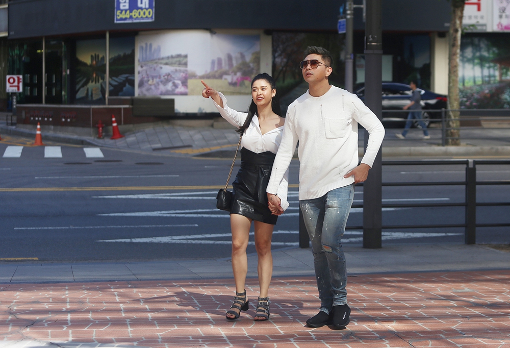 Vợ chồng Trương Quỳnh Anh và Tim đẹp nổi bật trên đường phố Hàn Quốc - Ảnh 7.