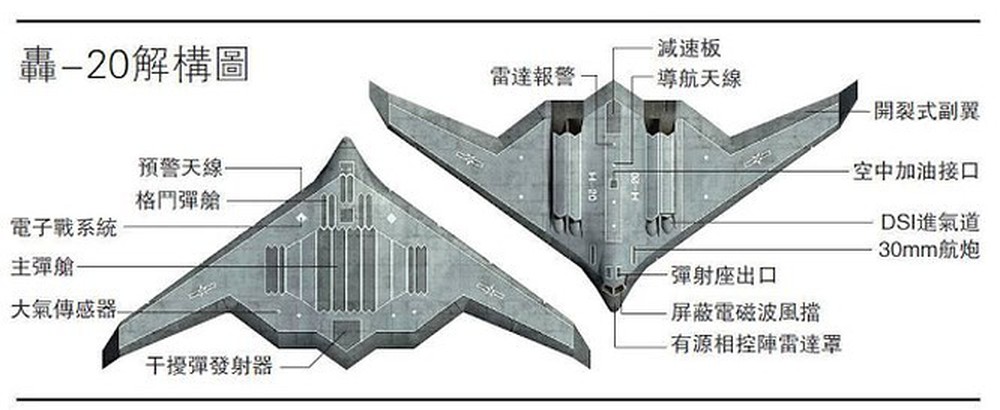 Trung Quốc phát triển thành công máy bay ném bom chiến lược tàng hình - Ảnh 3.