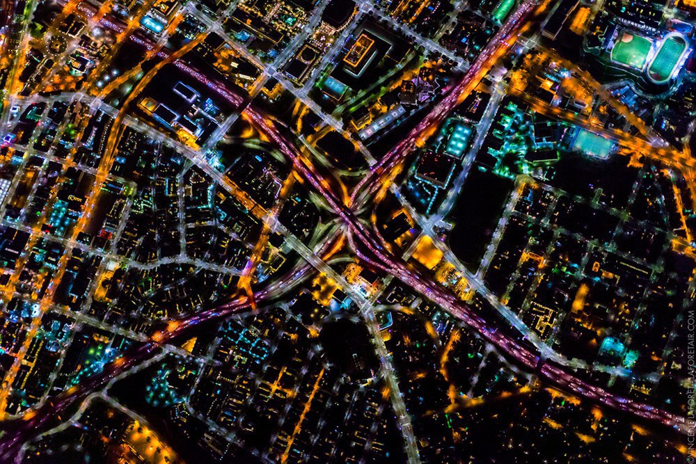 Góc hack não: Đây là ảnh chụp thành phố ở Mỹ hay chỉ là cái bảng mạch máy tính vậy? - Ảnh 4.