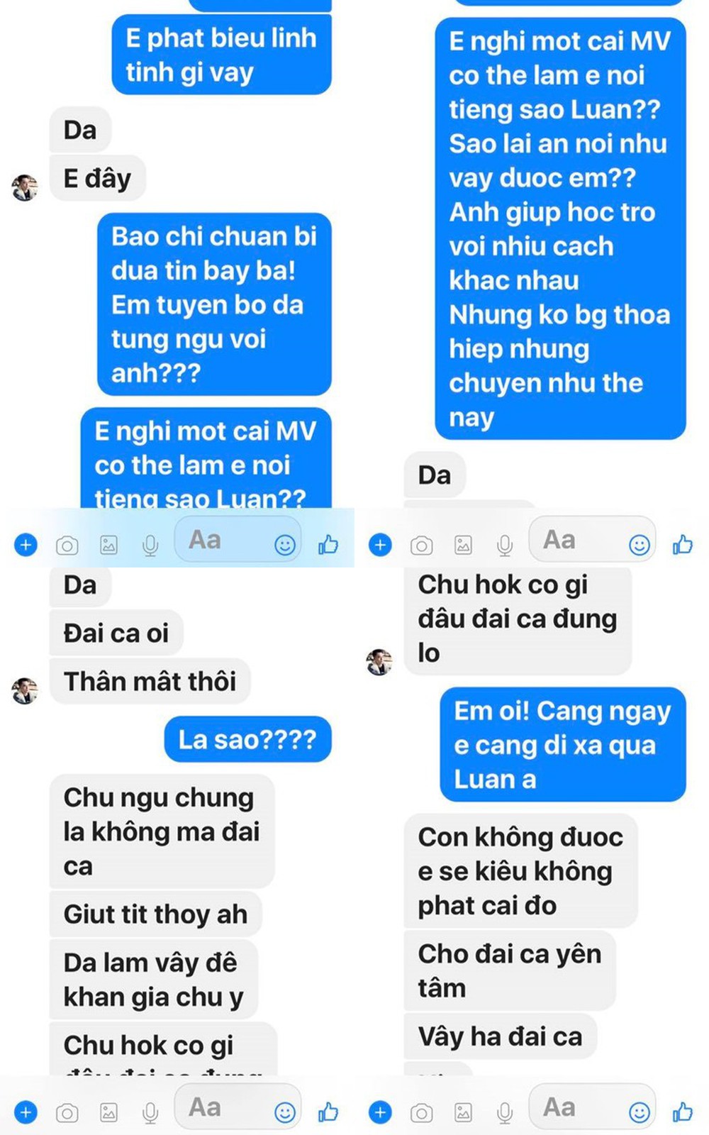 Sốc trước loạt tin nhắn của Đàm Vĩnh Hưng - Phan Ngọc Luân về scandal hòa chung thể xác - Ảnh 2.