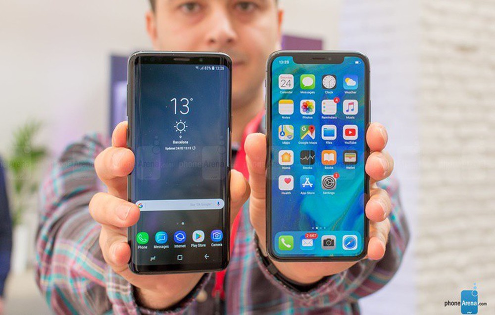 So sánh nhanh Samsung Galaxy S9 vs Apple iPhone X - Ảnh 3.