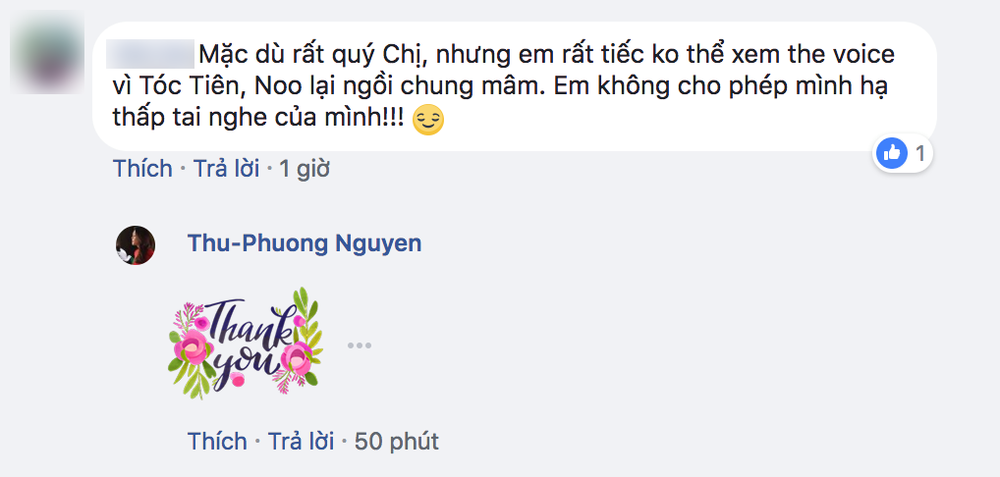 Dân mạng chê bai 2 HLV “The Voice” Noo Phước Thịnh và Tóc Tiên, tài khoản của Thu Phương gửi lời cảm ơn? - Ảnh 2.