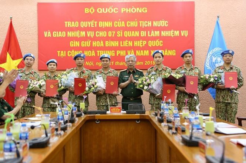 Thêm 7 sĩ quan Việt Nam đi gìn giữ hòa bình - Ảnh 2.