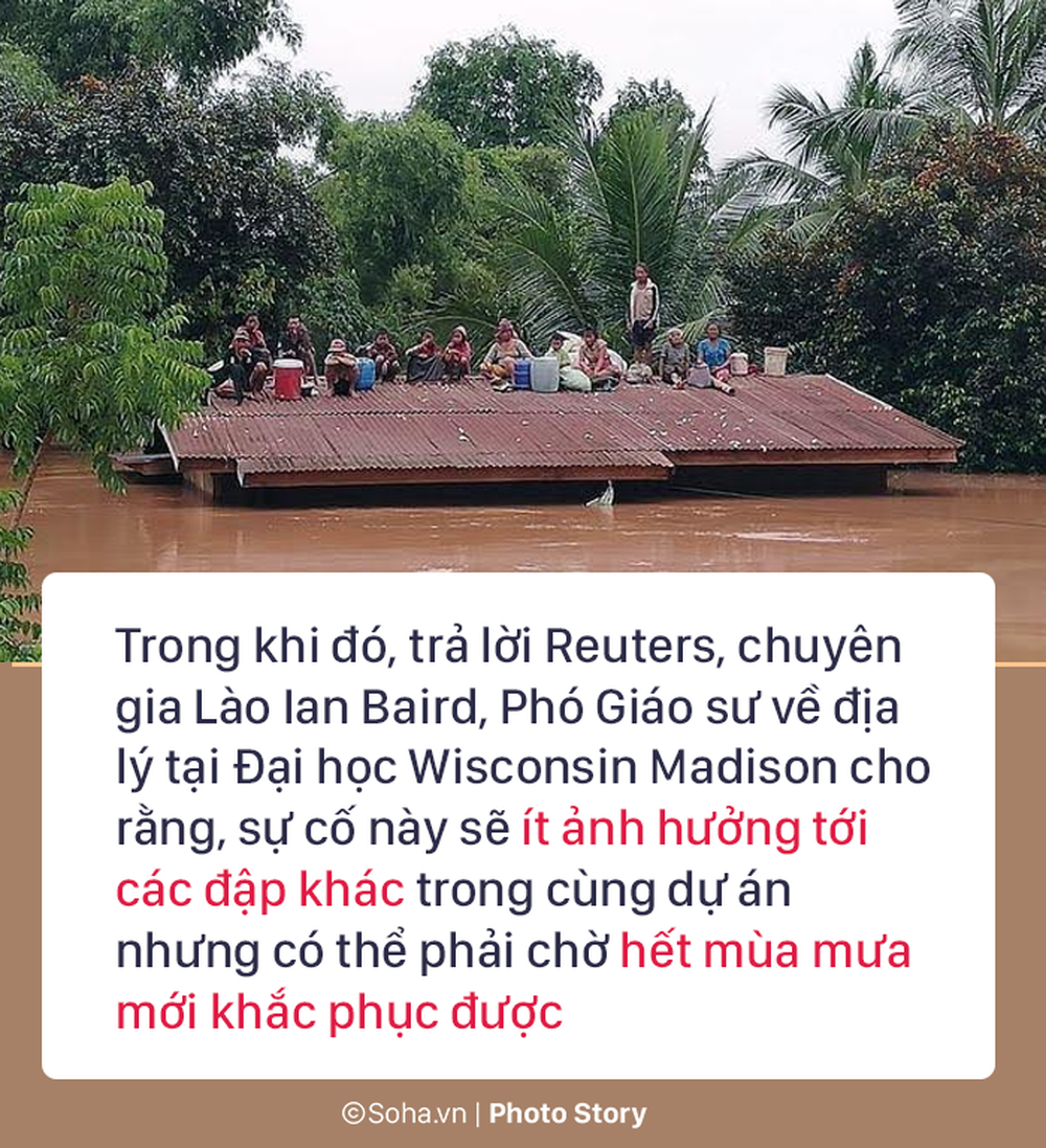 Vỡ đập thủy điện Lào: Người dân leo cây chờ cứu hộ, khắc phục sự cố phải chờ đến mùa khô - Ảnh 17.