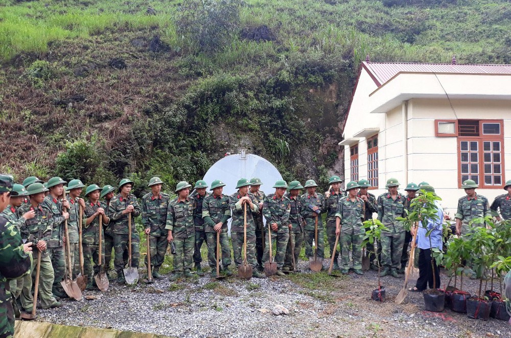 Bộ đội giúp dân trồng cây bơ giữa sào huyệt ma túy ở Lóng Luông - Ảnh 2.