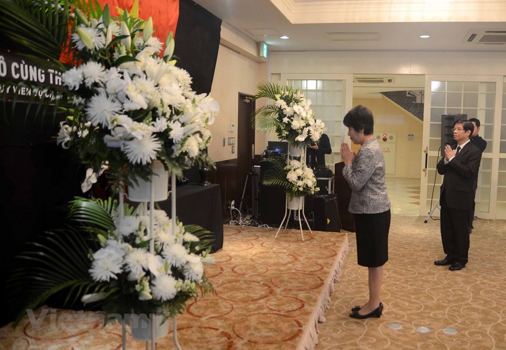 Hình ảnh Lễ viếng Chủ tịch nước Trần Đại Quang tại Nhật Bản - Ảnh 6.