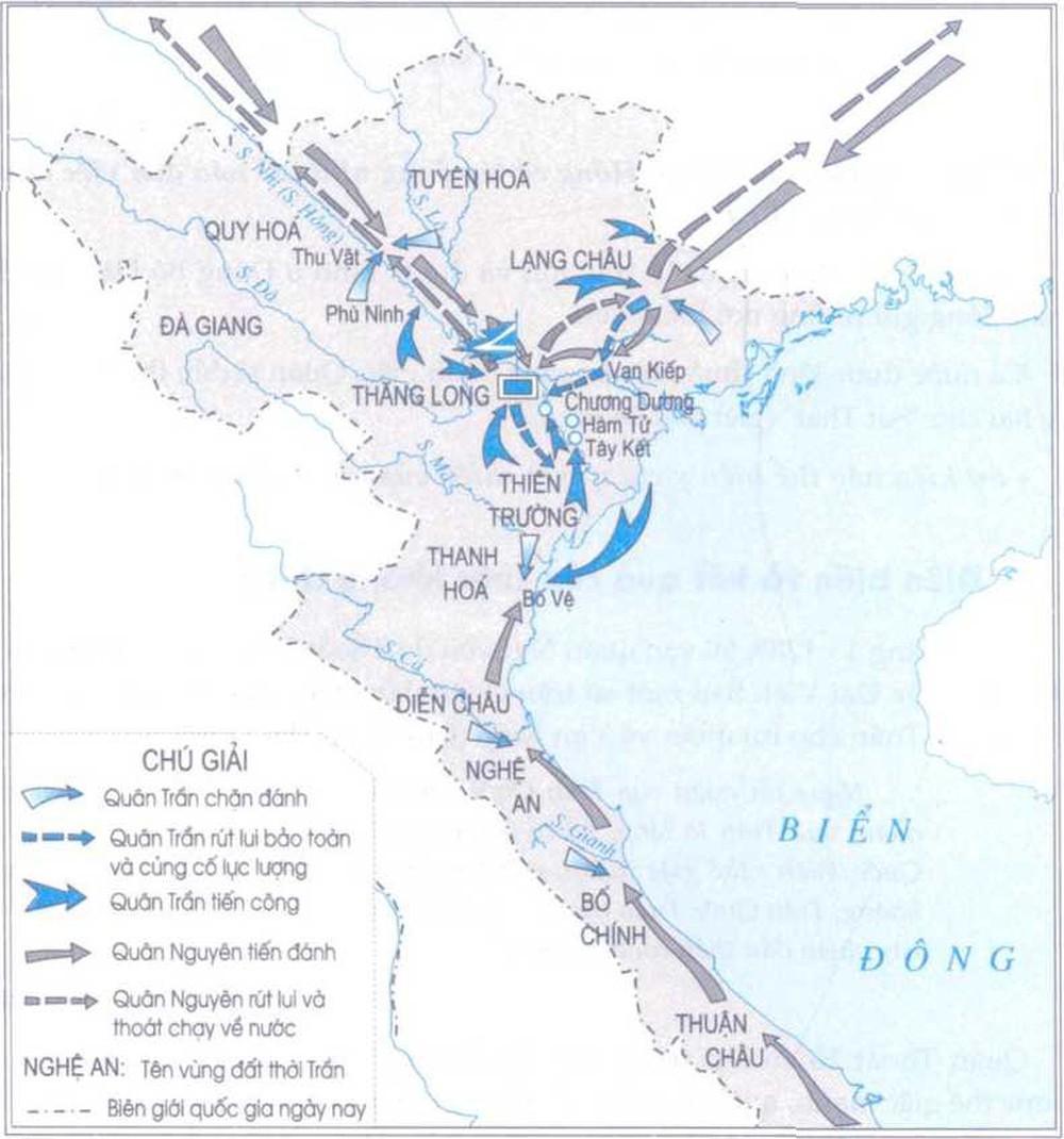 Nhà Trần đánh tan hơn 50 vạn quân Nguyên, Thoát Hoan phải chui ống đồng chạy trốn - Ảnh 1.