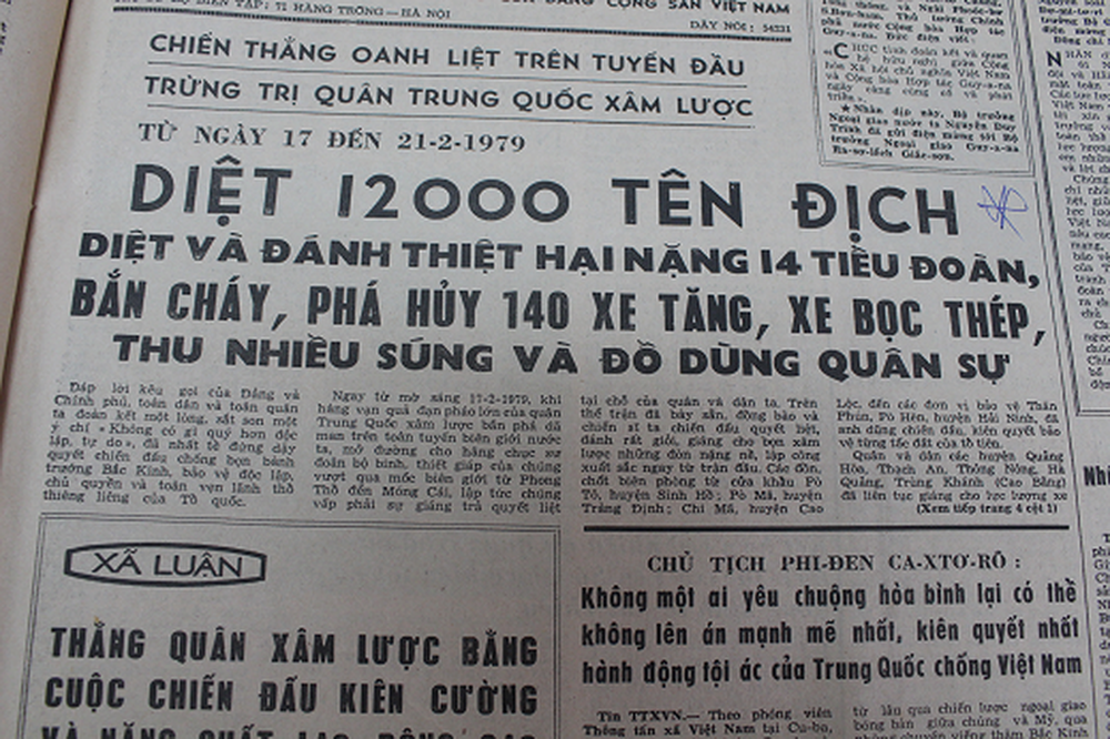 Báo chí Việt Nam viết về cuộc chiến tranh bảo vệ biên giới phía Bắc năm 1979 - Ảnh 18.