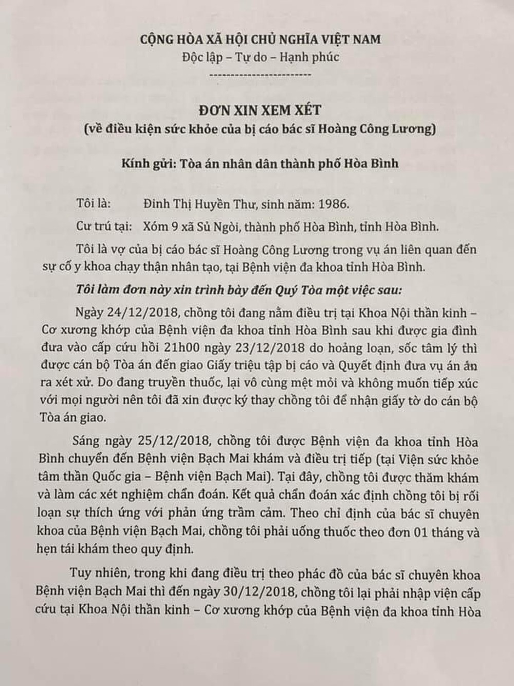 Vợ BS Hoàng Công Lương chua xót: Chồng như biến thành người khác tôi không thể nhận ra - Ảnh 3.