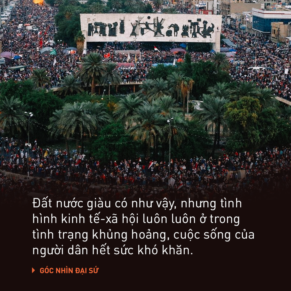 Biểu tình đẫm máu chưa từng có ở Iraq: Vì sao sau 17 năm, nhiều người vẫn nhớ tiếc thời Saddam Hussein? - Ảnh 2.