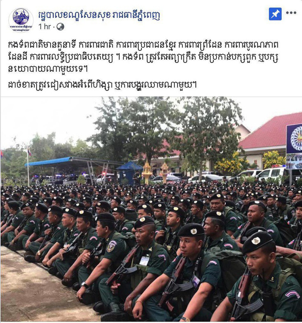 Facebook các cơ quan nhà nước và lãnh đạo quân đội Campuchia bị hack - Ảnh 1.