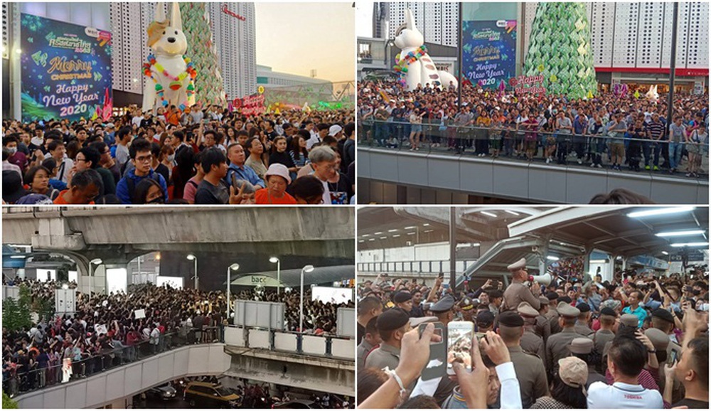 Thái Lan: Biểu tình lớn kỷ lục nổ ra tại thủ đô Bangkok kể từ sau cuộc đảo chính năm 2014 - Ảnh 3.